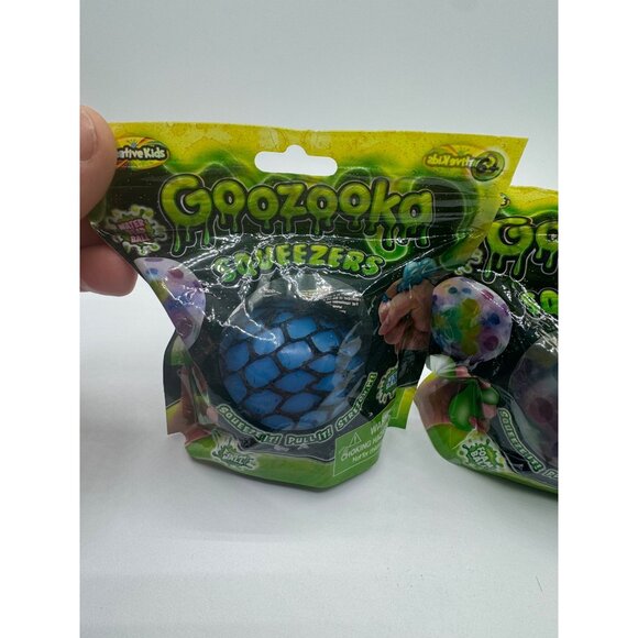 2 pack of Goozooka Squeezers Sensory Bead Ball Creative Kids New in sealed pkg. - Picture 2 of 2
